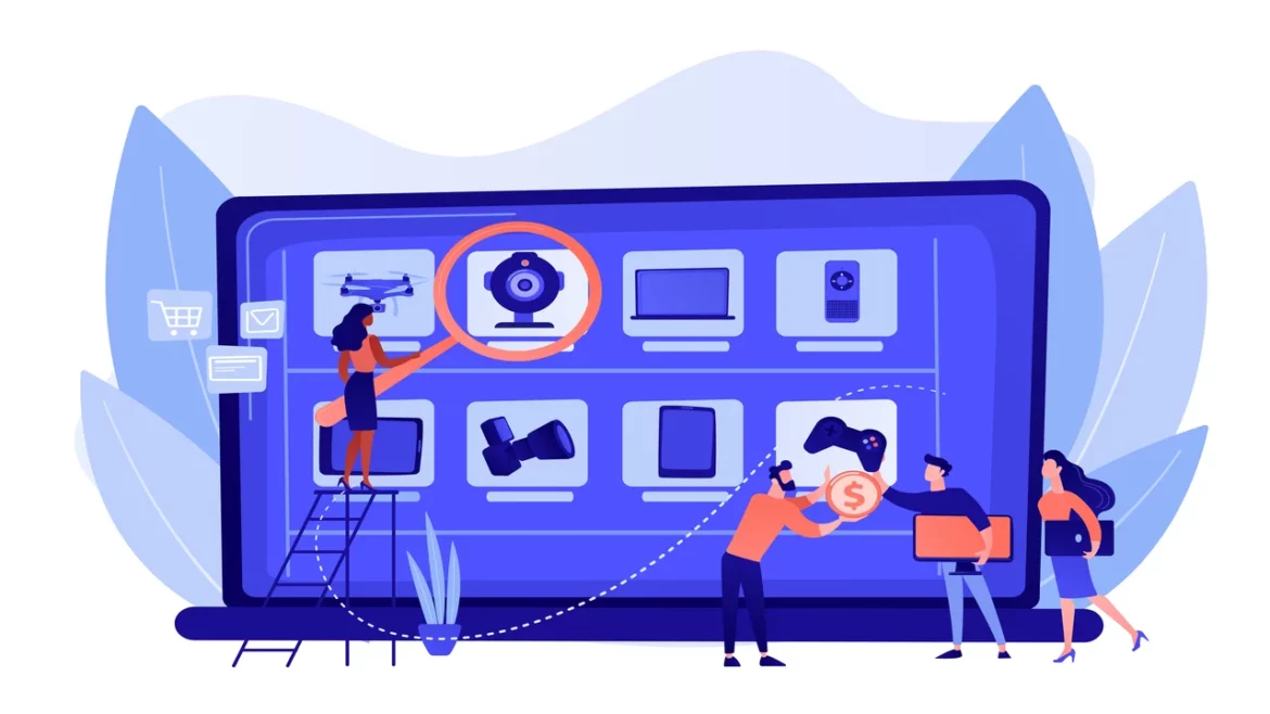 l'interface d'une fiche produit d'un site e-commerce
